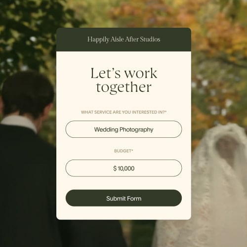 Squarespace creative preview